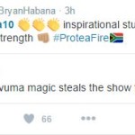 www.leighslounge.co.za; Leigh-Ann Ludwig; Temba Bavuma; #Protea Fire; @OfficialCSA; #cricket; #SSCricket; @tbavuma10 #TembaBavuma; #BavumaMagic; #Bavuma